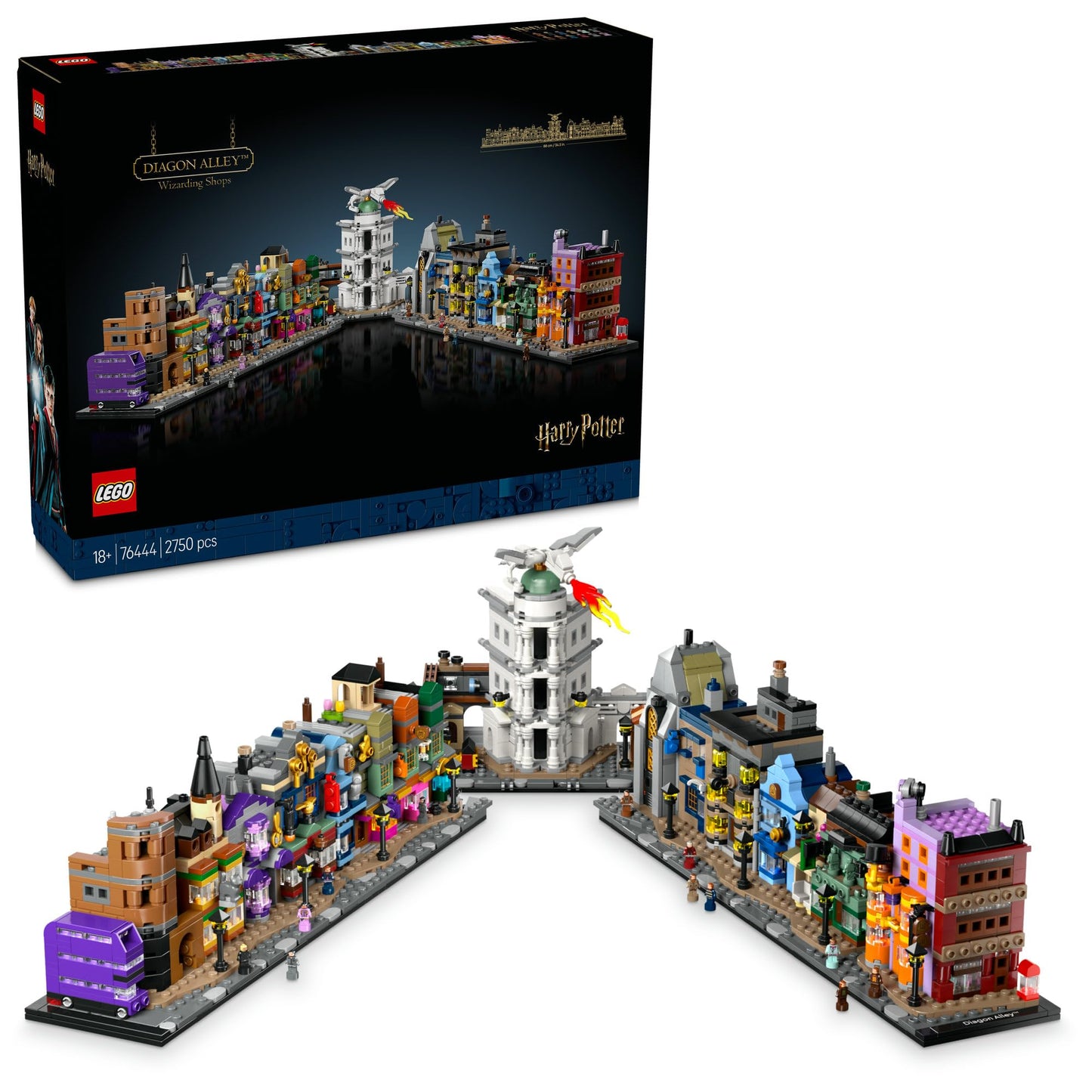 LEGO Harry Potter Diagon Alley Wizarding Shops 76444