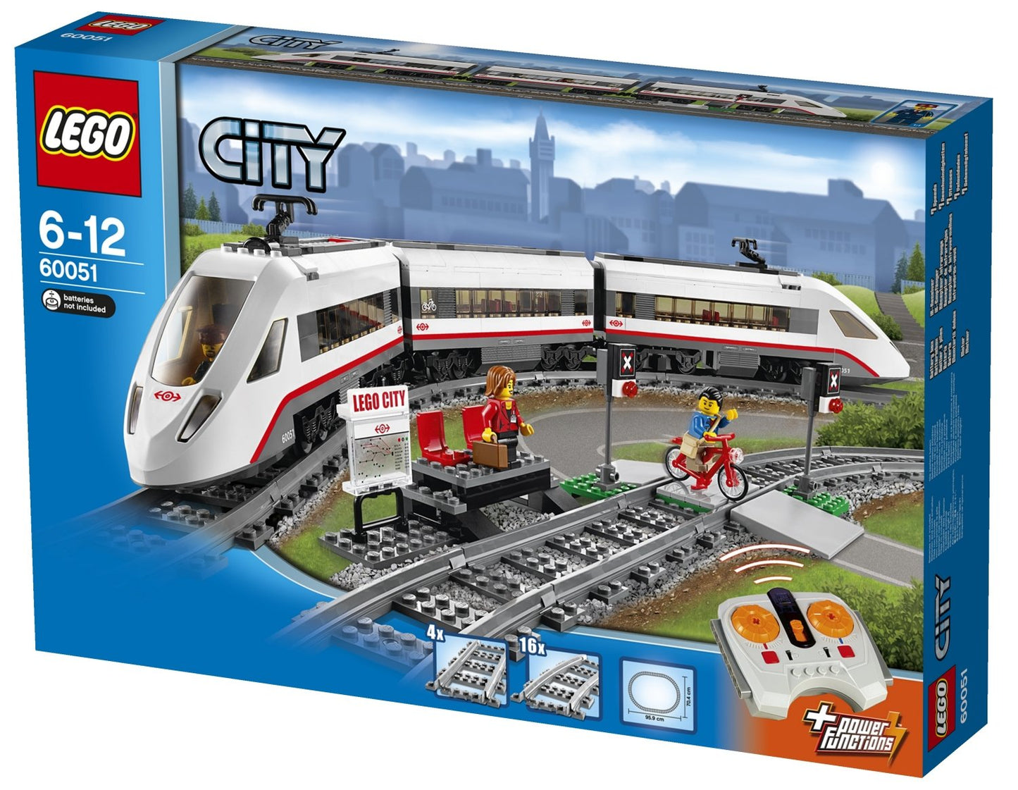 LEGO City High-speed Passenger Train 60051 Brick Island
