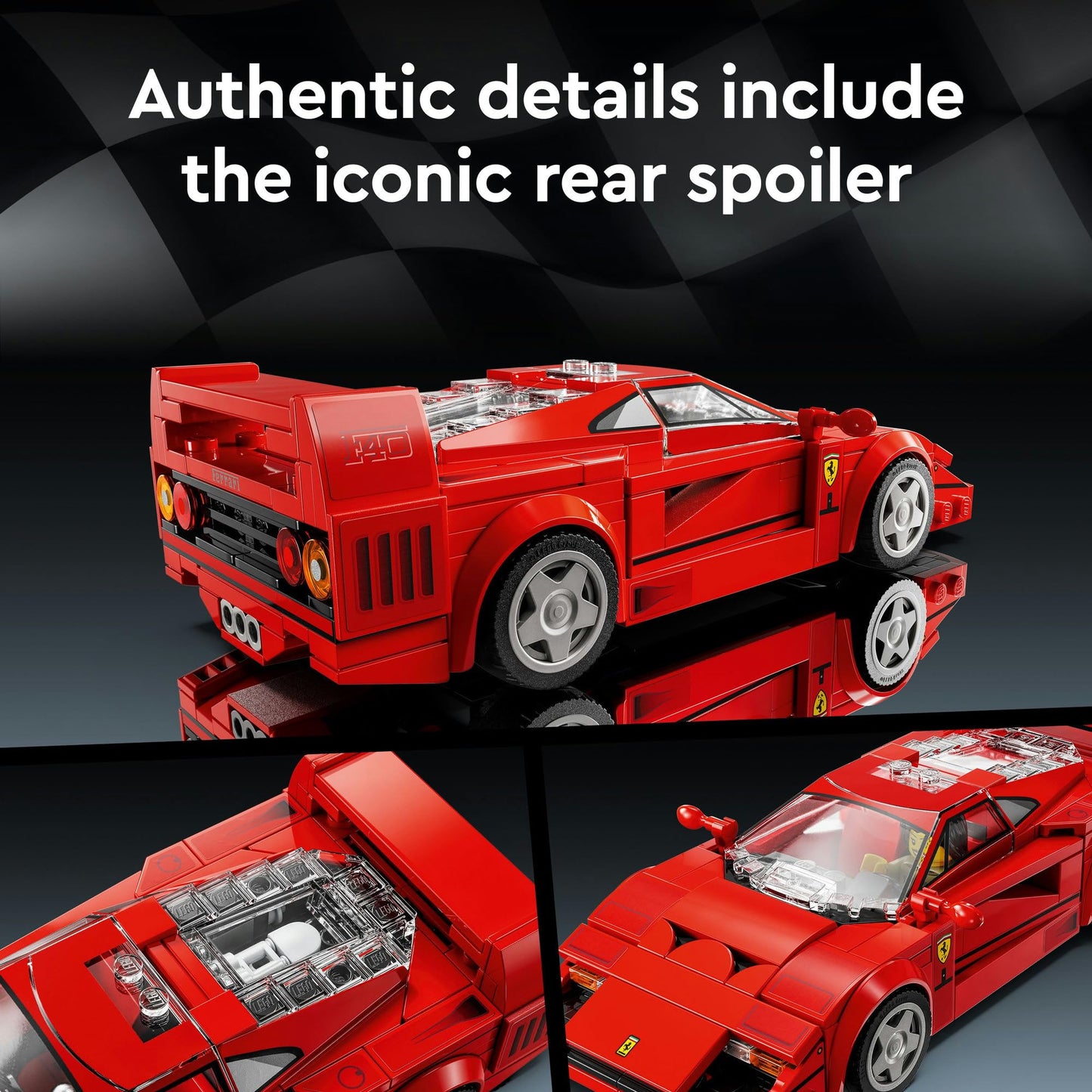 LEGO Speed Champions Ferrari F40 Supercar 76934 Brick Island