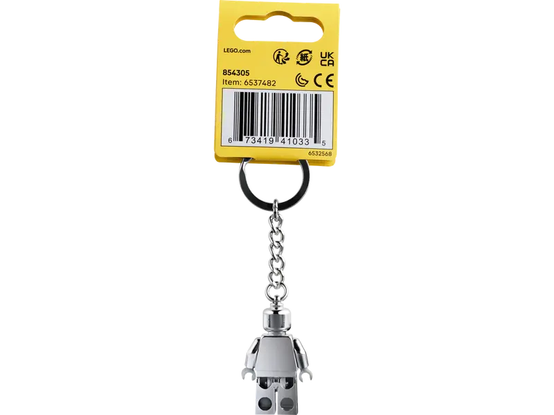 LEGO Silver Minifigure Key Chain 854305 Brick Island
