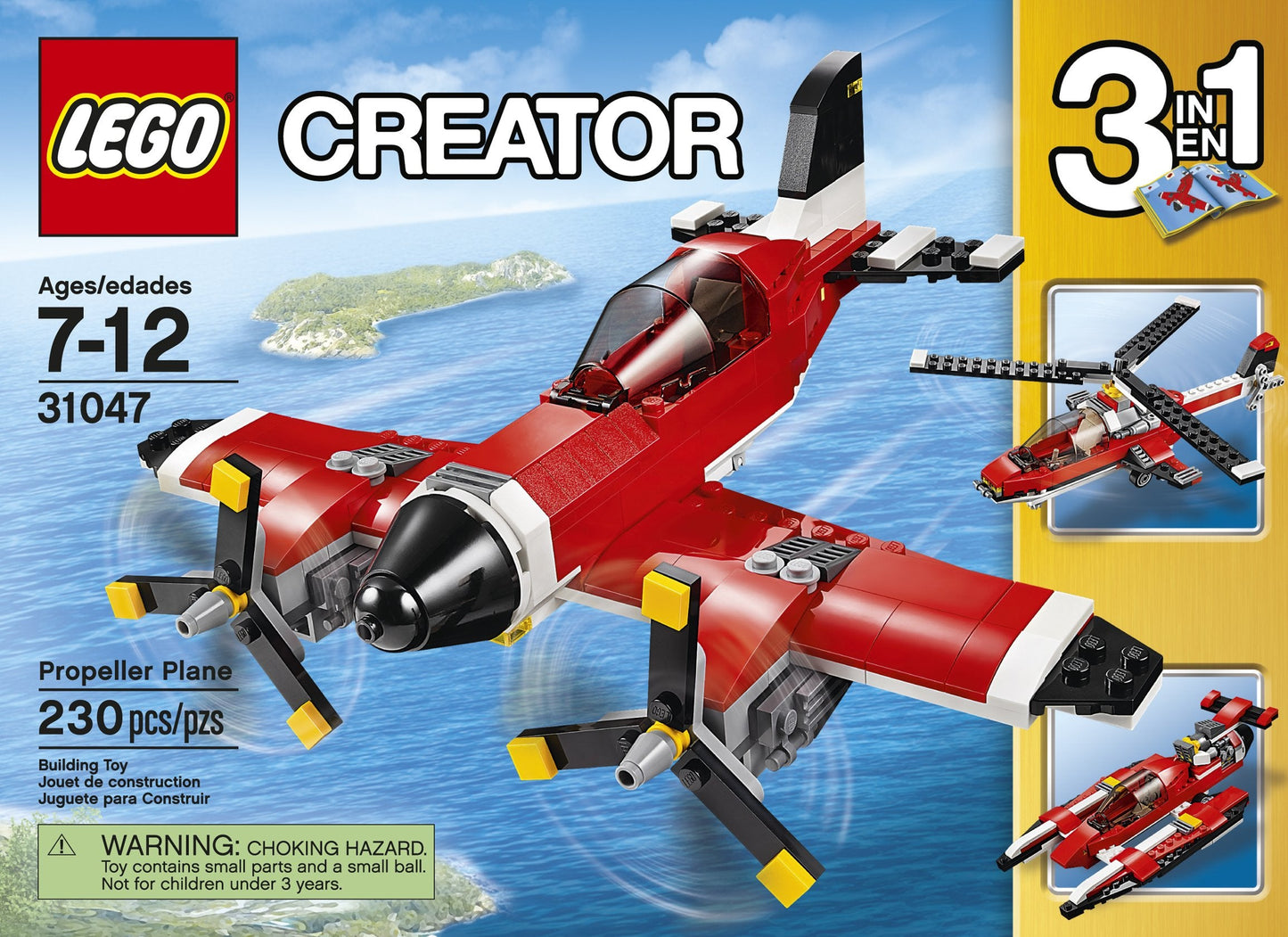 LEGO Creator Propeller Plane 31047 Brick Island