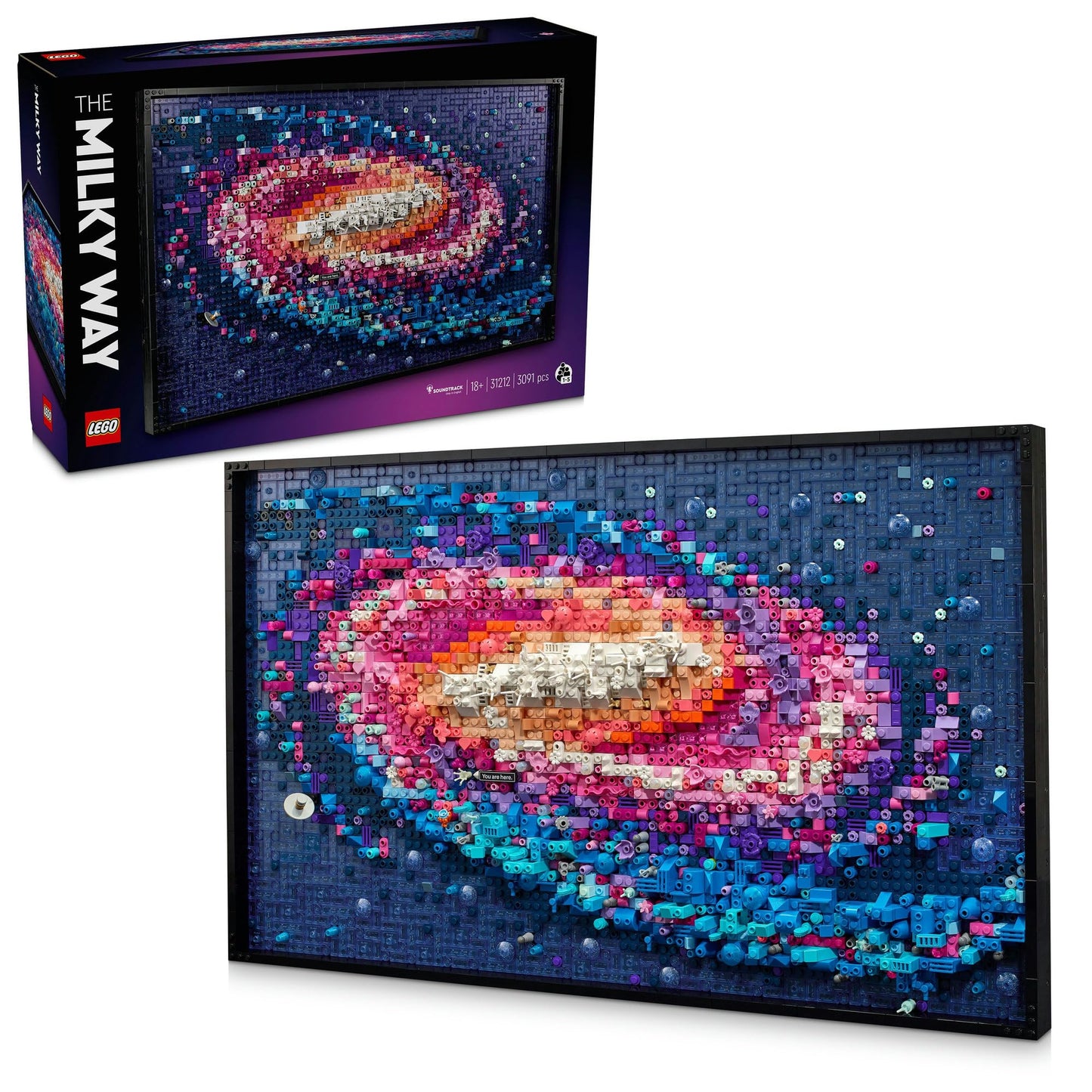 LEGO Art The Milky Way Galaxy Set 31212 B Brick Island