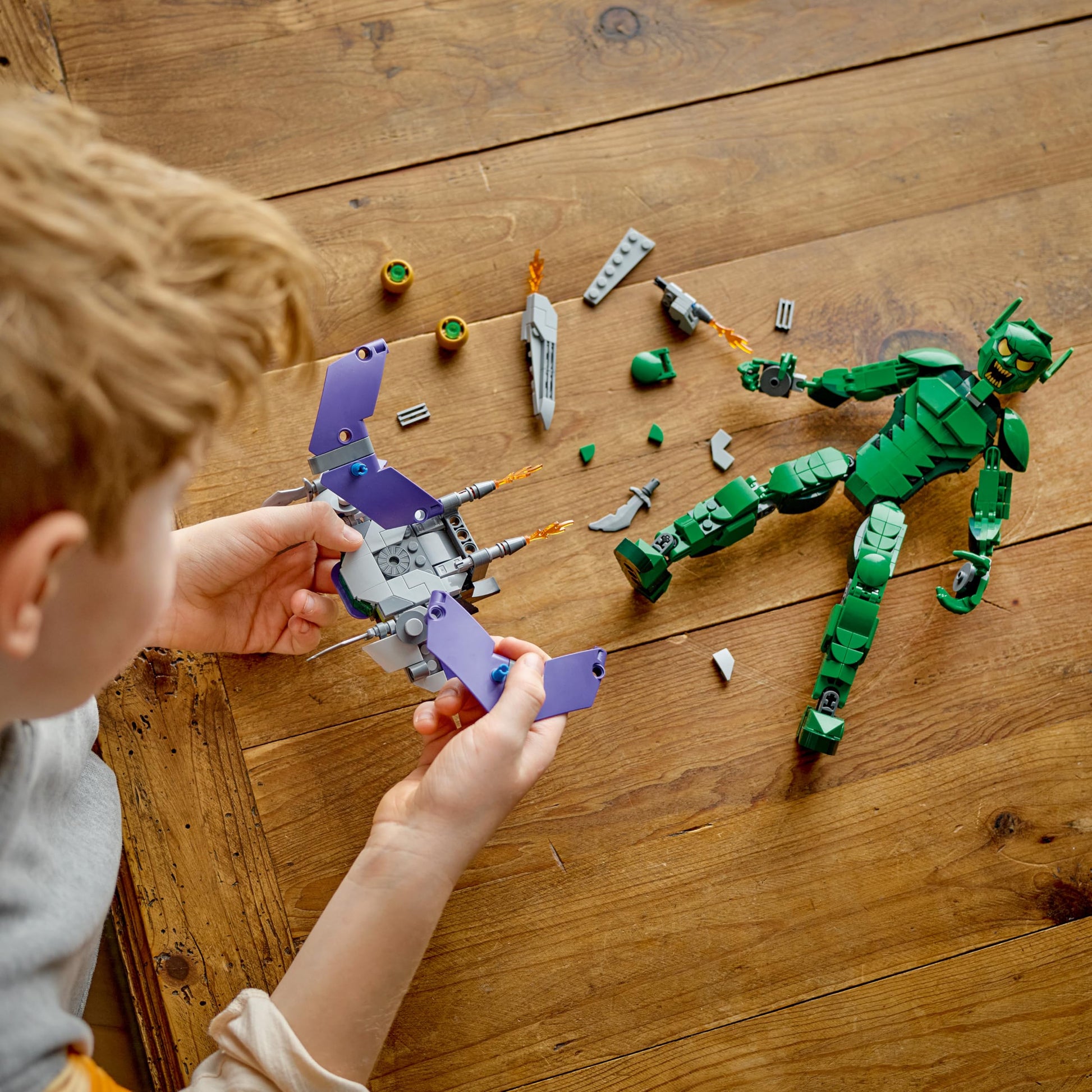LEGO Marvel Green Goblin Construction Figure 76284 Brick Island