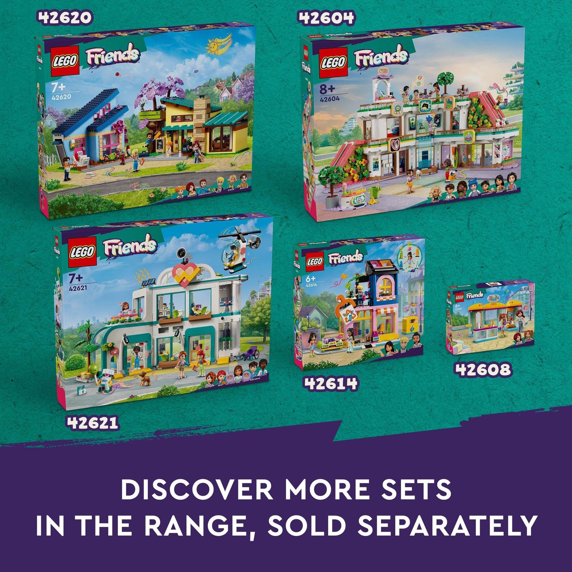 LEGO Friends Olly and Paisley's Family Houses 42620 Brick Island