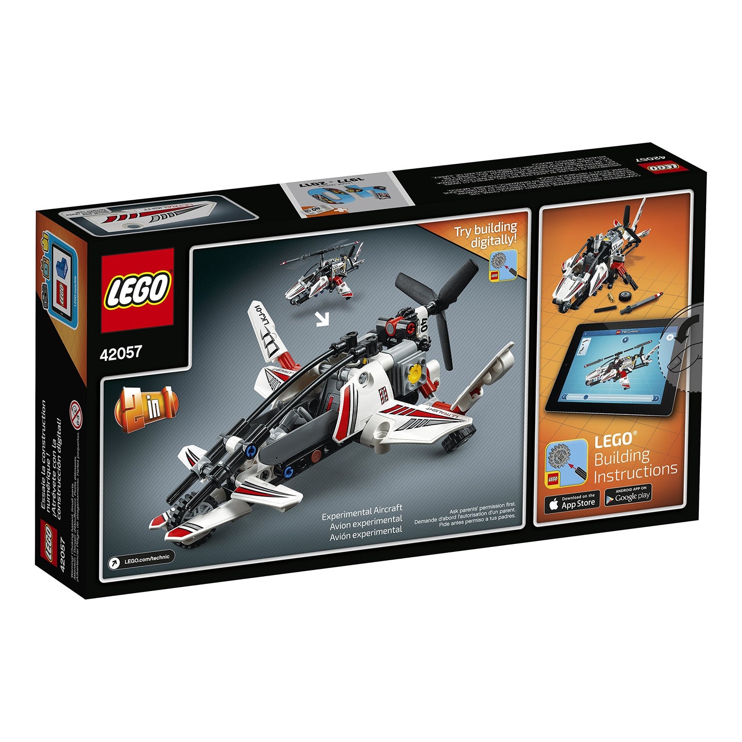 LEGO Technic Ultralight Helicopter 42057 Brick Island