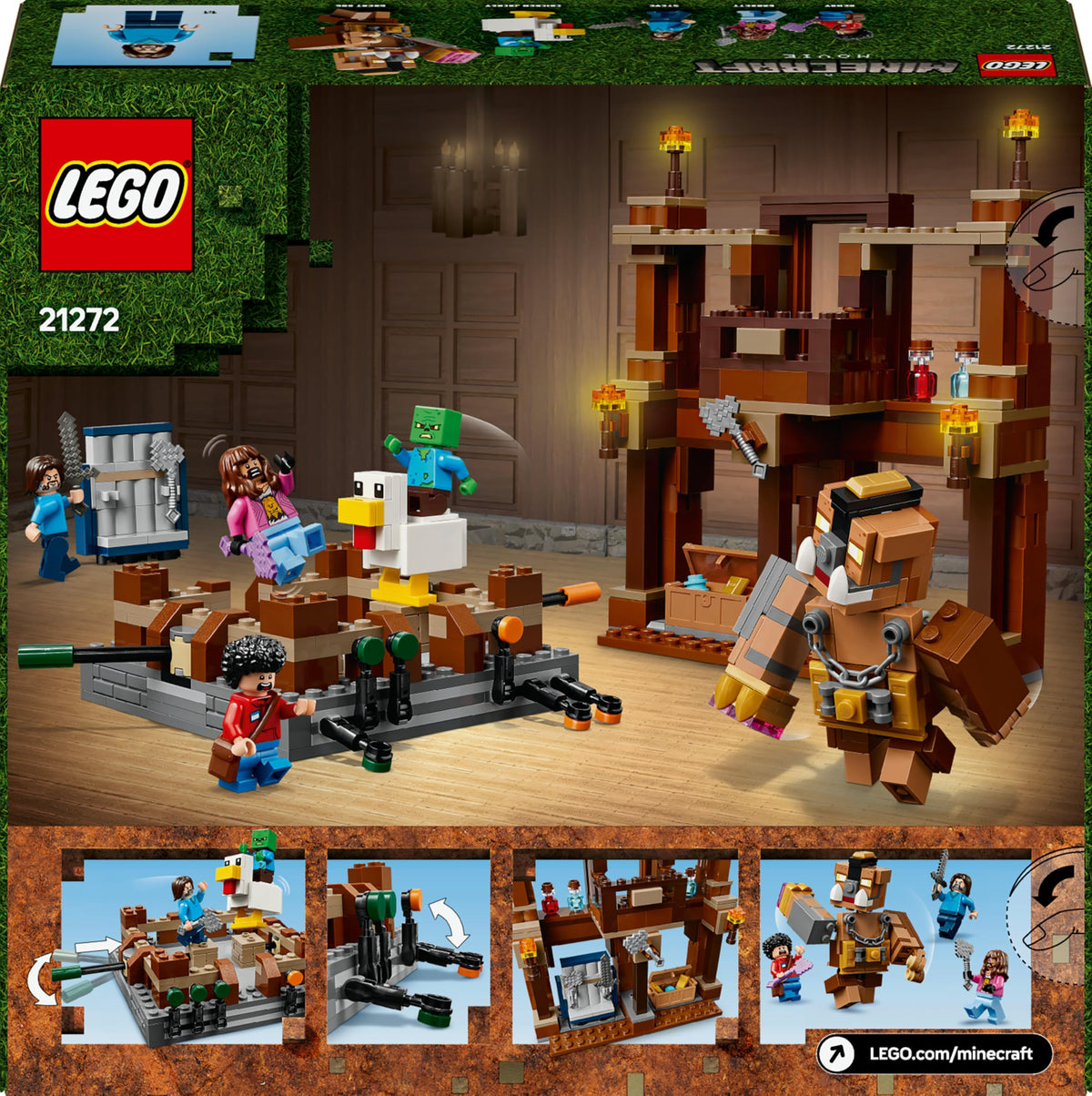 LEGO Minecraft Waldanwesen mit Boxring 21272