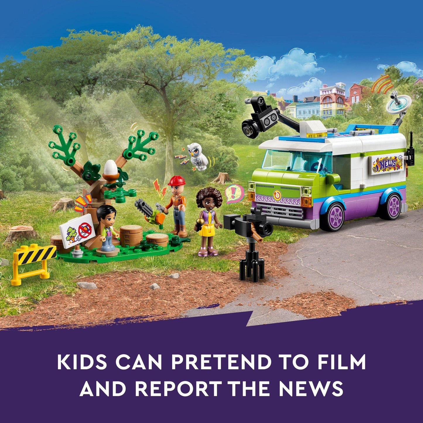 LEGO Friends Newsroom Van 41749 Brick Island