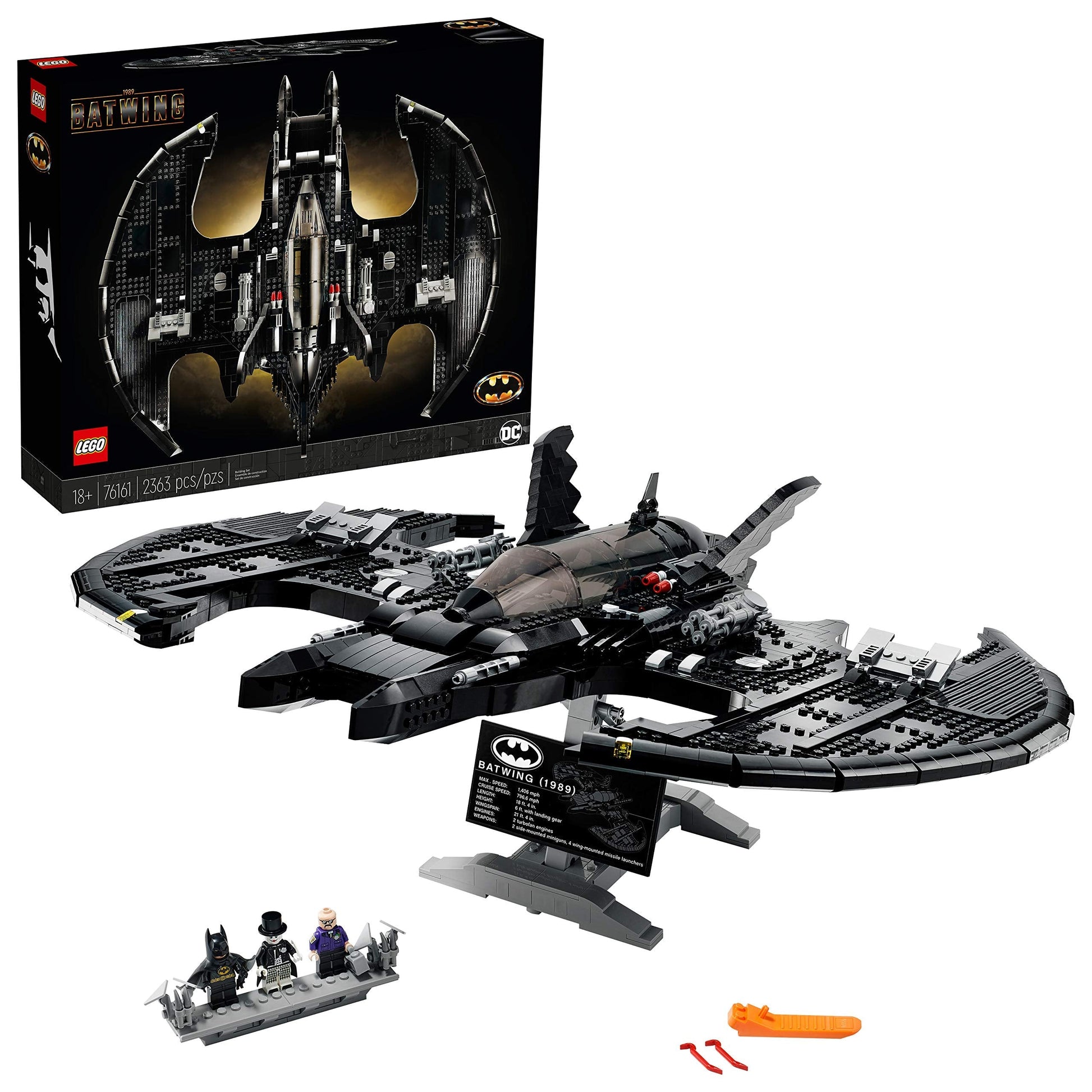 LEGO 76161 1989 Batwing Brick Island