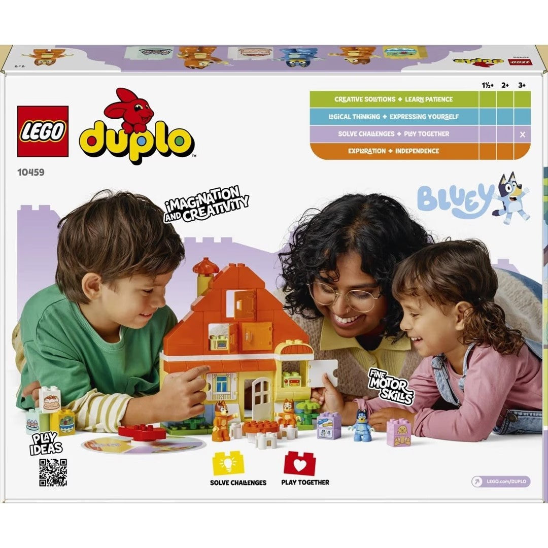 LEGO 10459 DUPLO Bluey: Bluey’s Family House with Memory Game
