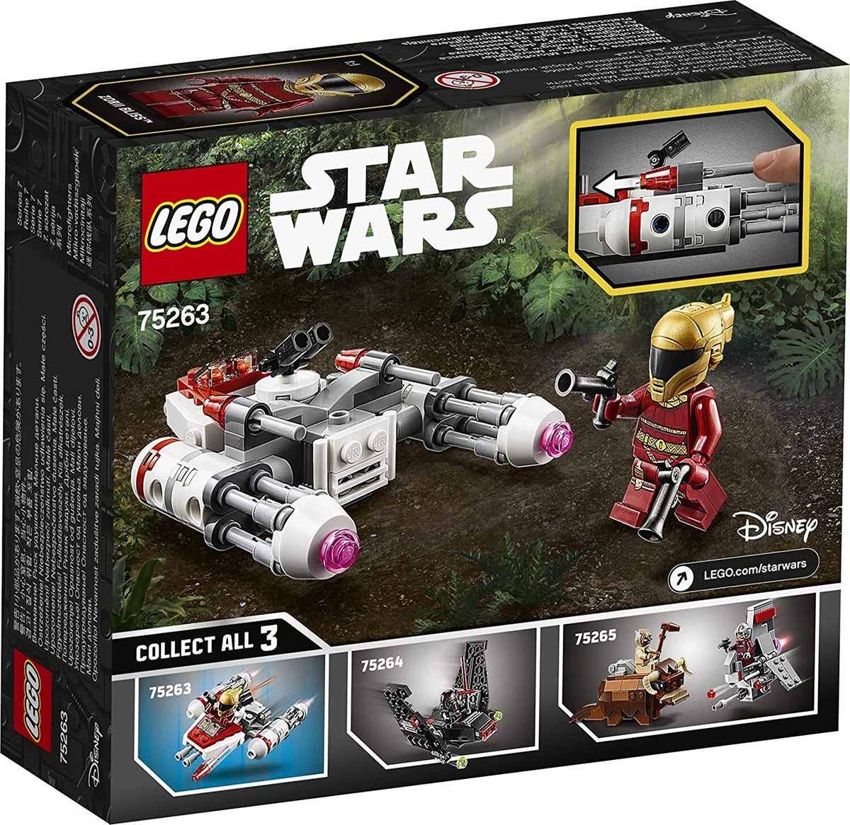 LEGO Star Wars Resistance Y-Wing Microfighter 75263 Space Ship 1 Minifogure /