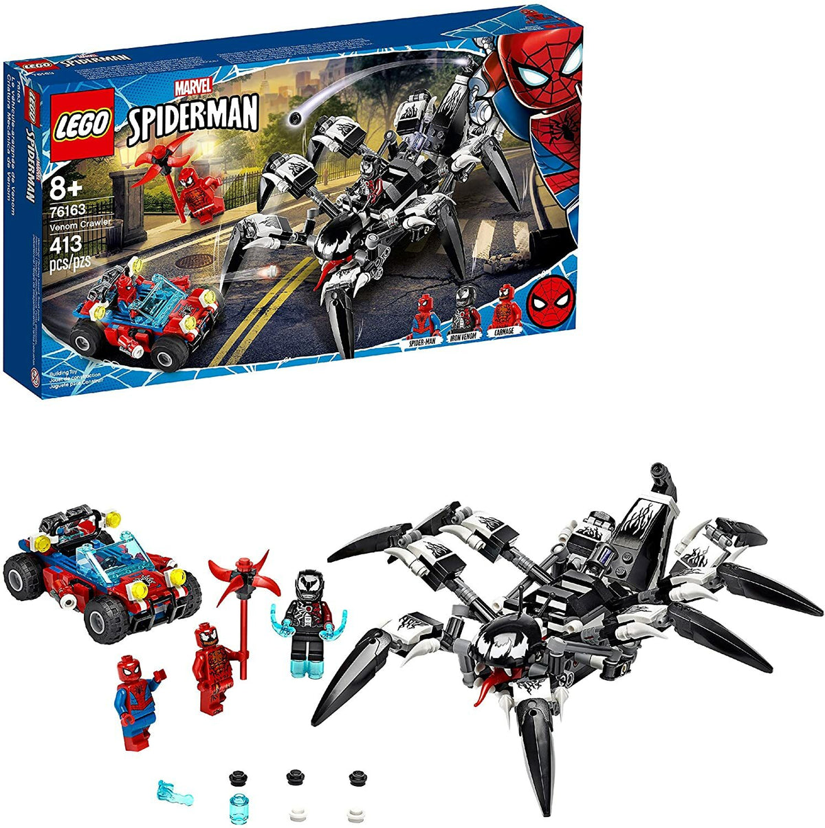 LEGO Marvel Super Heroes 76163 SPIDERMANS VENOM CRAWLER Iron Venom Carnage