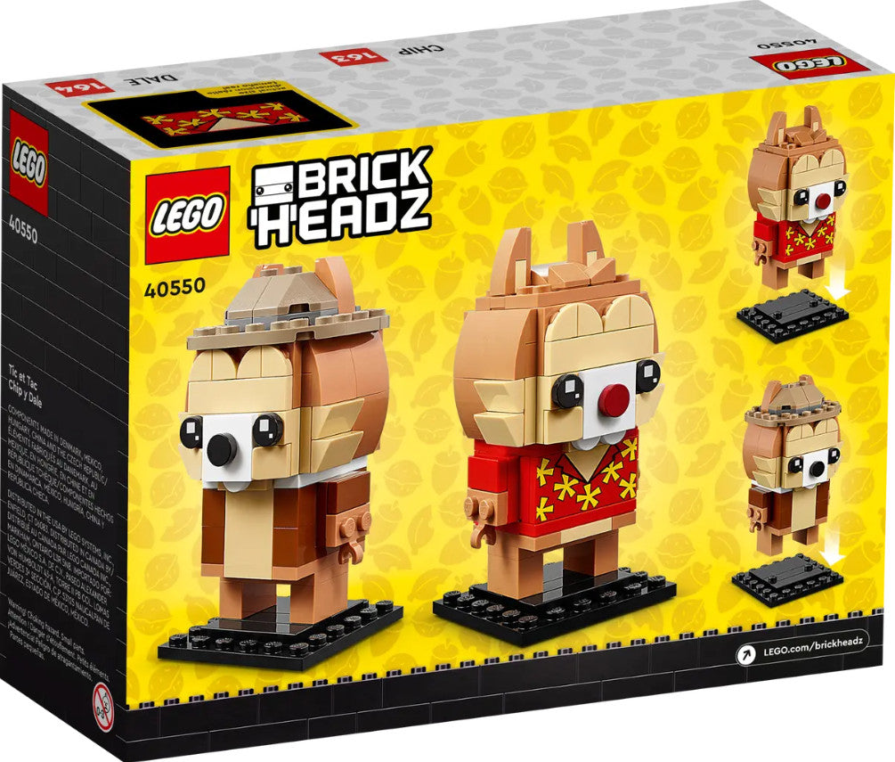 LEGO BRICKHEADZ 40550 Chip & Dale New Free shipping