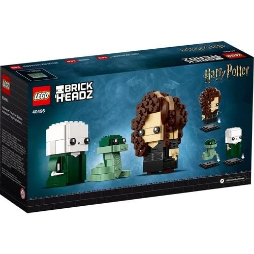 LEGO Harry Potter BrickHeadz 40496 Voldemort, Nagini & Bellatrix Amazon