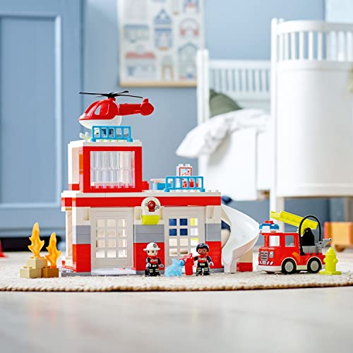 LEGO DUPLO Fire Station & Helicopter Playset 10970 Amazon