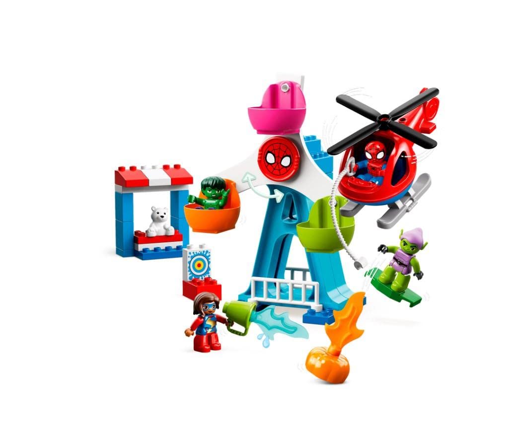 LEGO DUPLO Marvel Spider-Man & Friends: Funfair Adventure 10963 Building Amazon