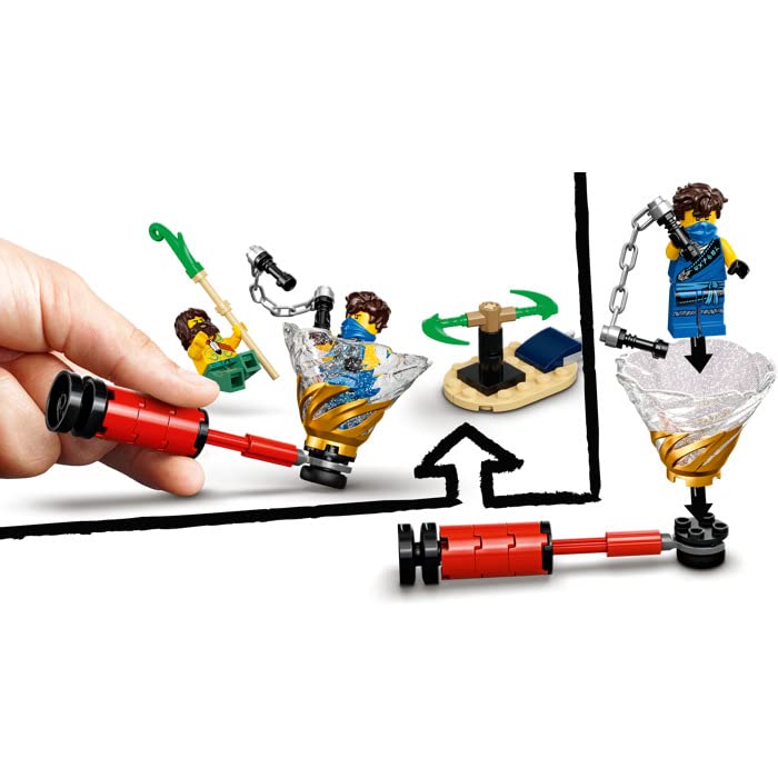 LEGO 71735 NINJAGO Legacy Tournament of Elements Temple Building Set Amazon