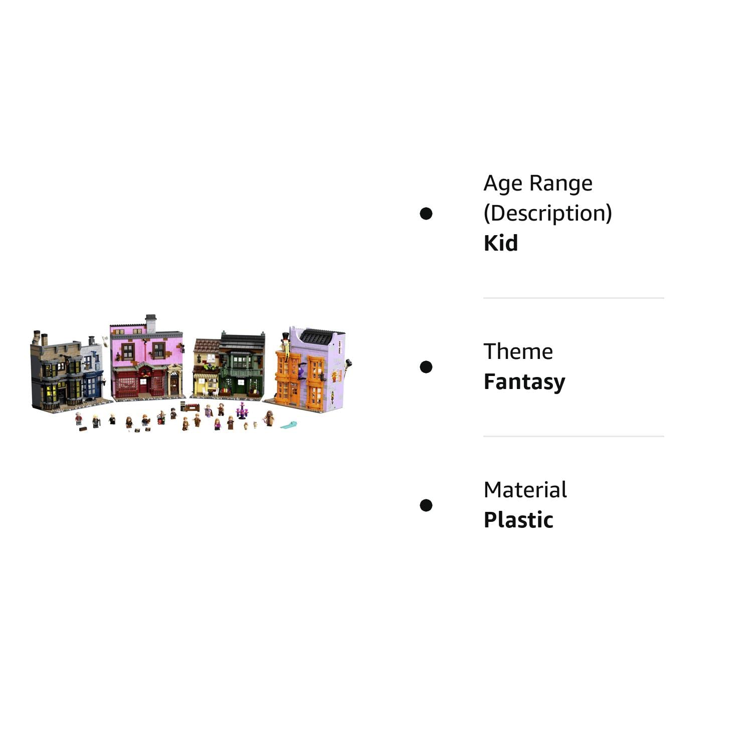 LEGO Harry Potter Diagon Alley 75978 Amazon