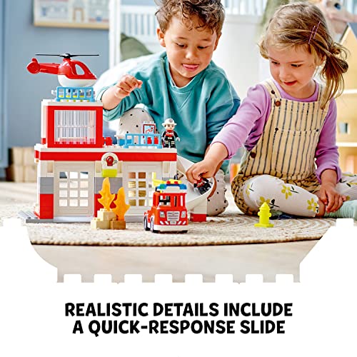 LEGO DUPLO Fire Station & Helicopter Playset 10970 Amazon