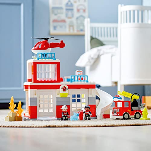 LEGO DUPLO Fire Station & Helicopter Playset 10970 Amazon