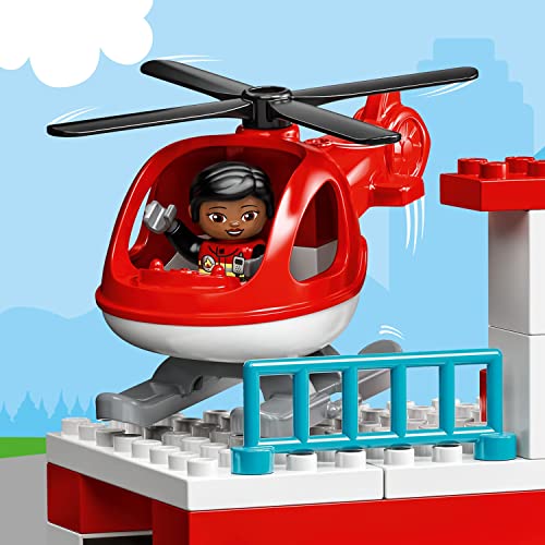 LEGO DUPLO Fire Station & Helicopter Playset 10970 Amazon
