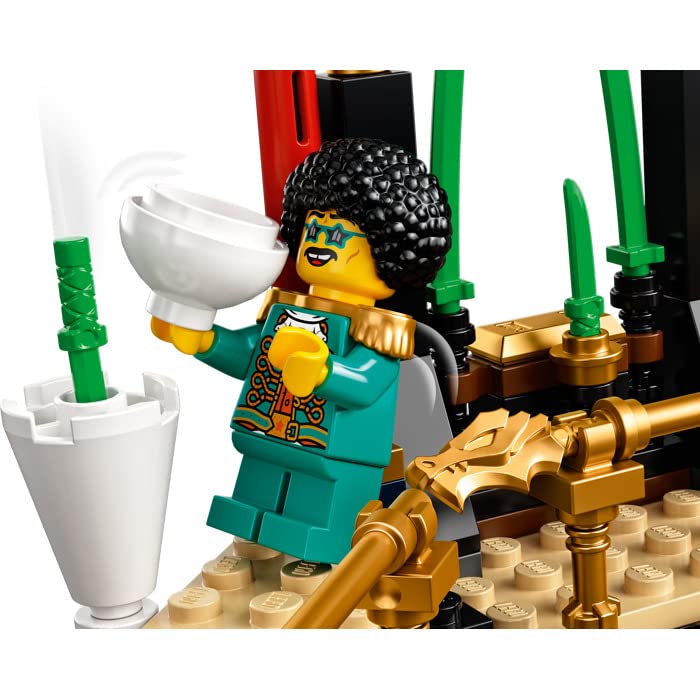 LEGO 71735 NINJAGO Legacy Tournament of Elements Temple Building Set Amazon