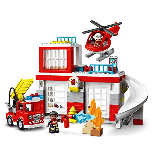 LEGO DUPLO Fire Station & Helicopter Playset 10970 Amazon