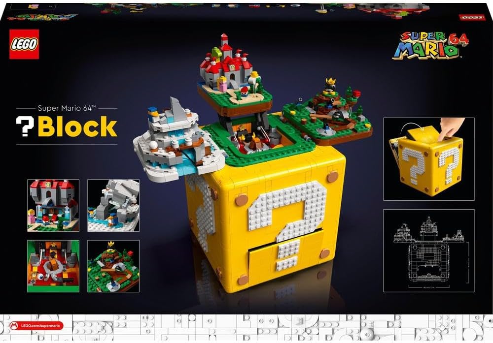 LEGO Super Mario Fragezeichen-Block aus Super Mario 64 71395 Brick Island