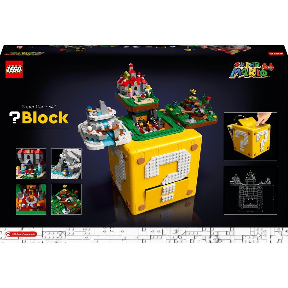 LEGO Super Mario Fragezeichen-Block aus Super Mario 64 71395 Brick Island