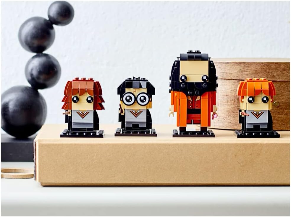 LEGO Harry Potter BrickHeadz Harry, Hermione, Ron & Hagrid™ 40495 Building Kit Amazon