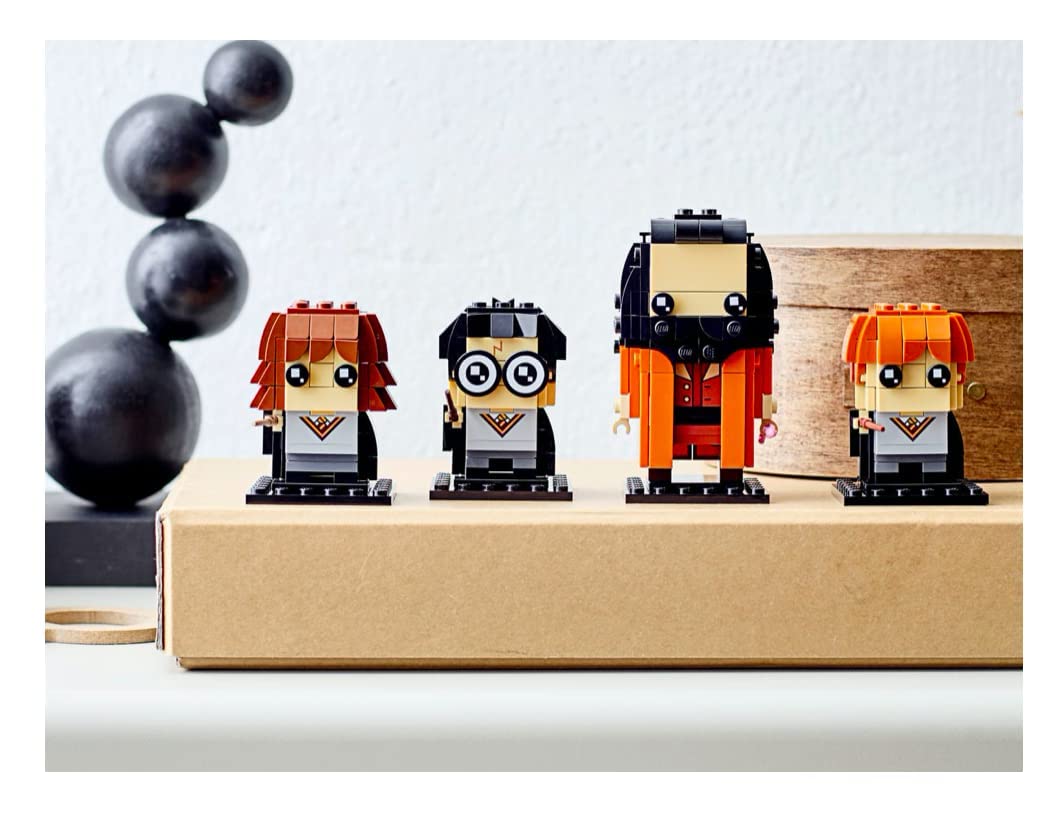 LEGO Harry Potter BrickHeadz Harry, Hermione, Ron & Hagrid™ 40495 Building Kit Amazon