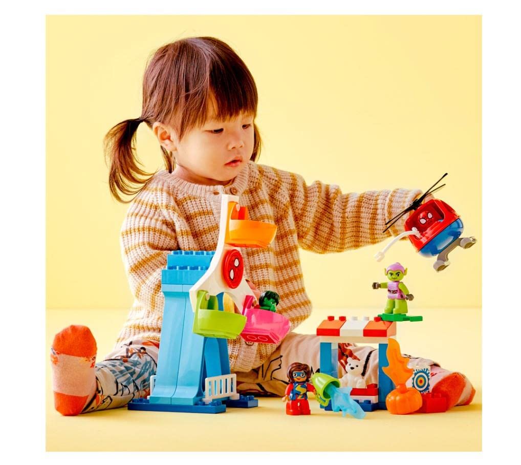 LEGO DUPLO Marvel Spider-Man & Friends: Funfair Adventure 10963 Building Amazon