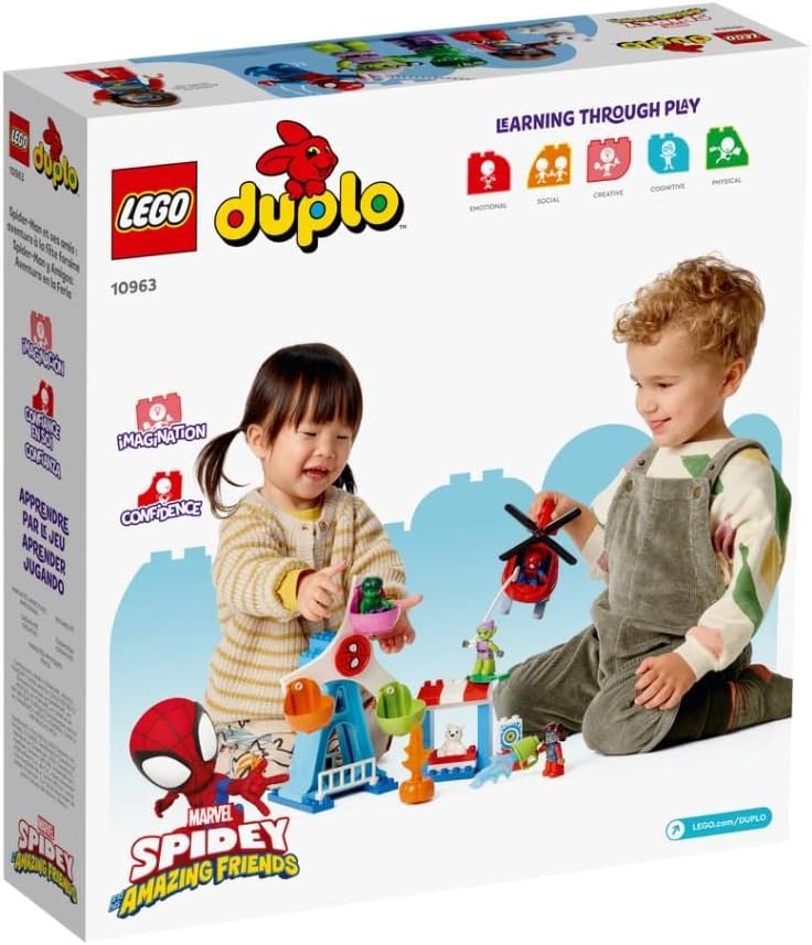 LEGO DUPLO Marvel Spider-Man & Friends: Funfair Adventure 10963 Building Amazon