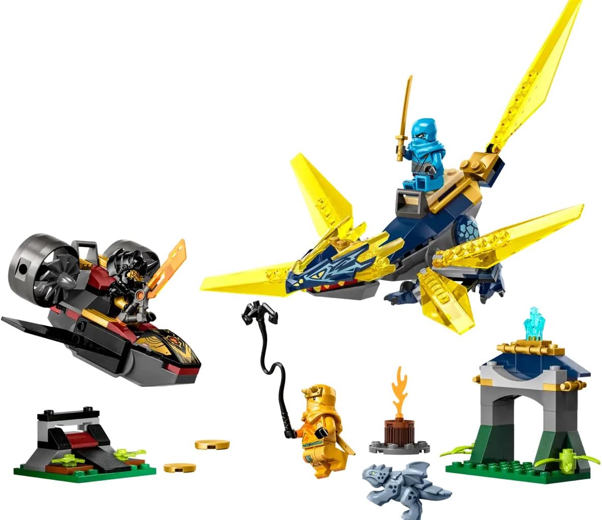 LEGO 71798 NYA and Arin's Baby Dragon Battle - New. Amazon