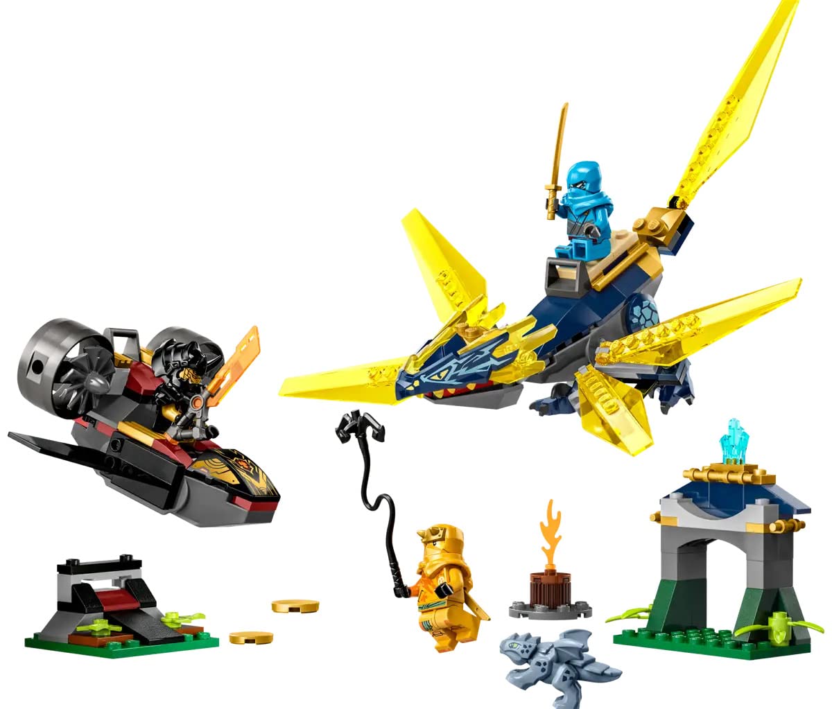 LEGO 71798 NYA and Arin's Baby Dragon Battle - New. Amazon