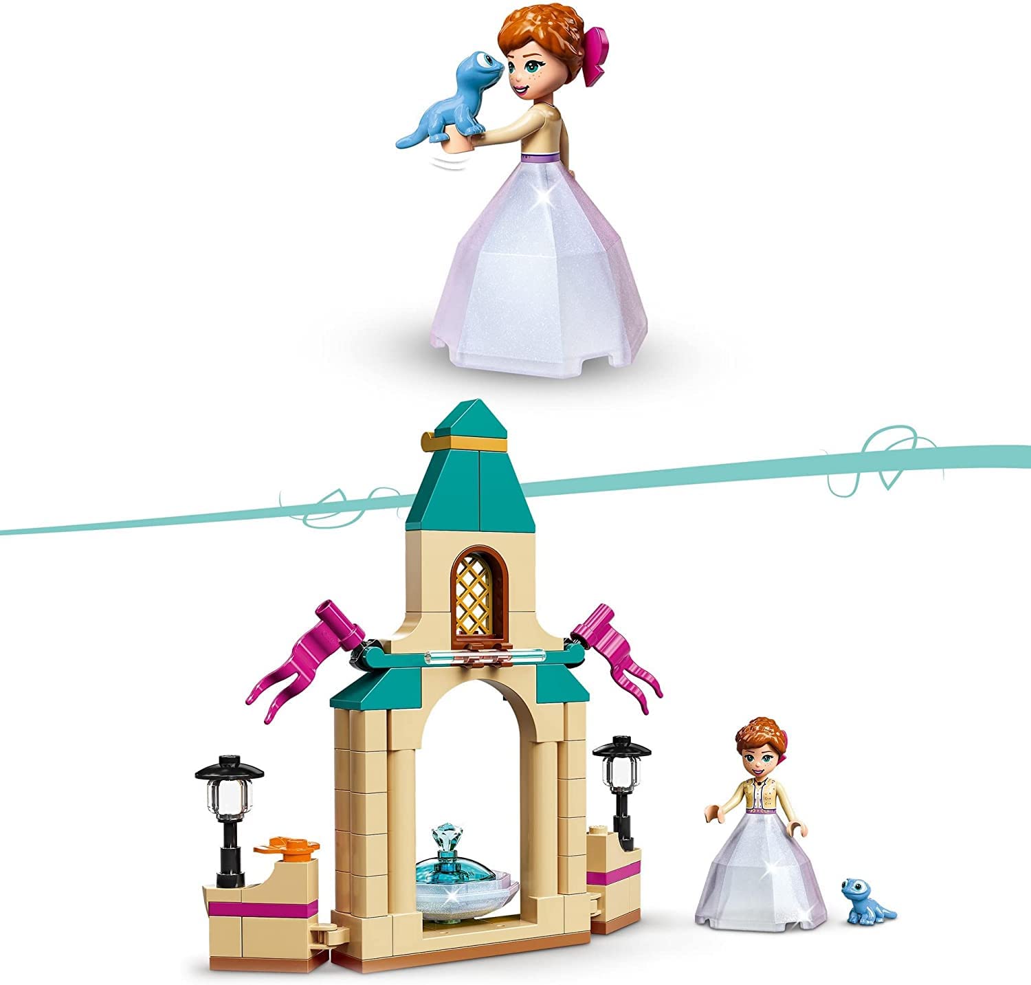 LEGO® Disney Princess Elsa’s Castle Courtyard 43199, Building Kit Amazon