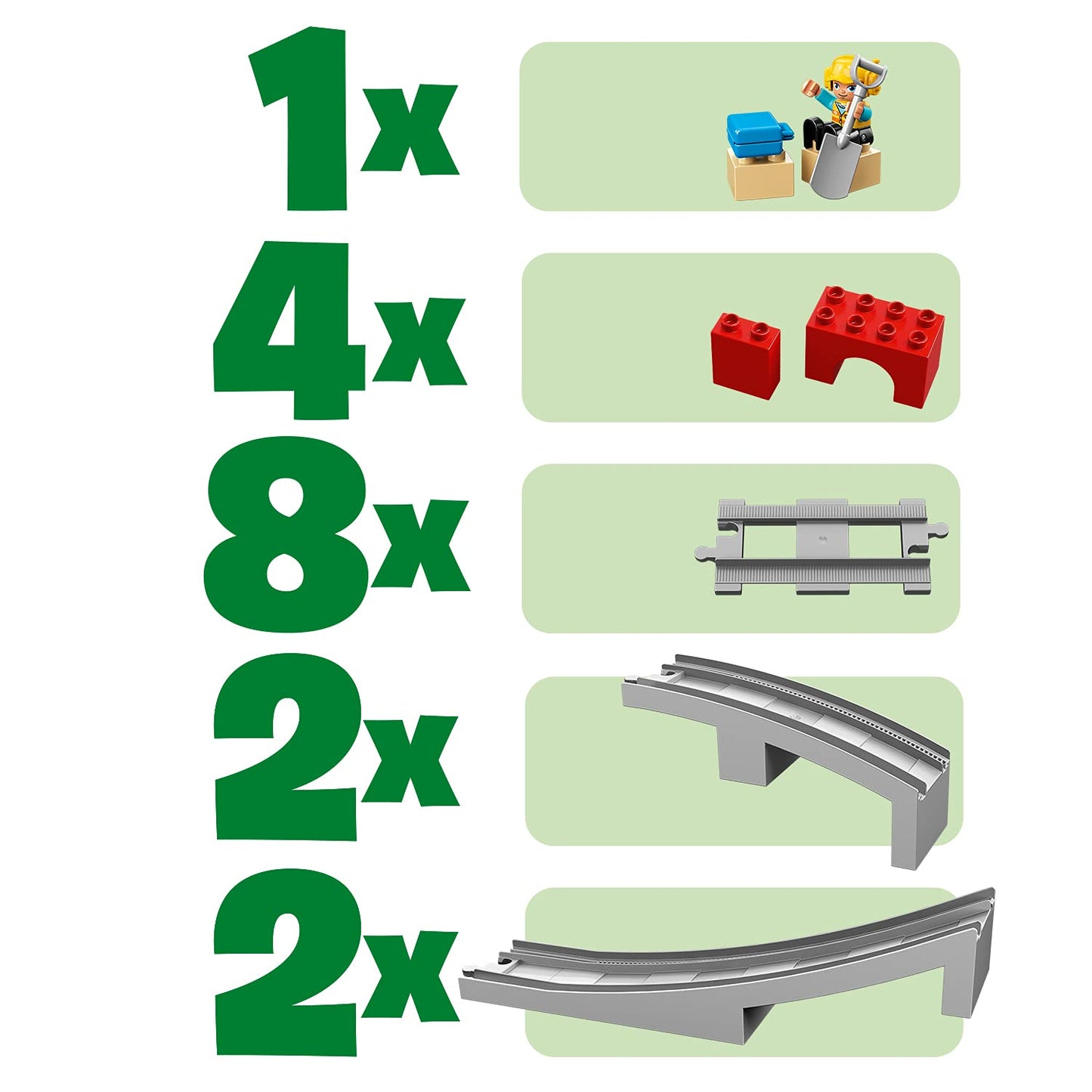 LEGO® DUPLO® Town Train Bridge and Tracks 10872 Building Block Amazon