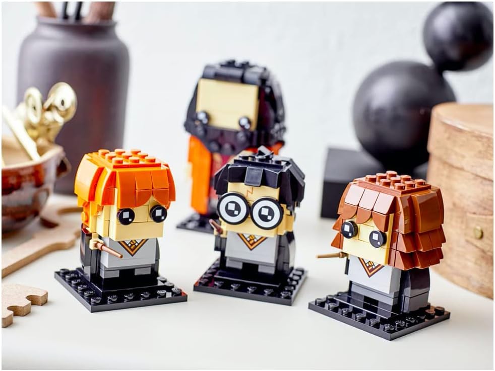 LEGO Harry Potter BrickHeadz Harry, Hermione, Ron & Hagrid™ 40495 Building Kit Amazon