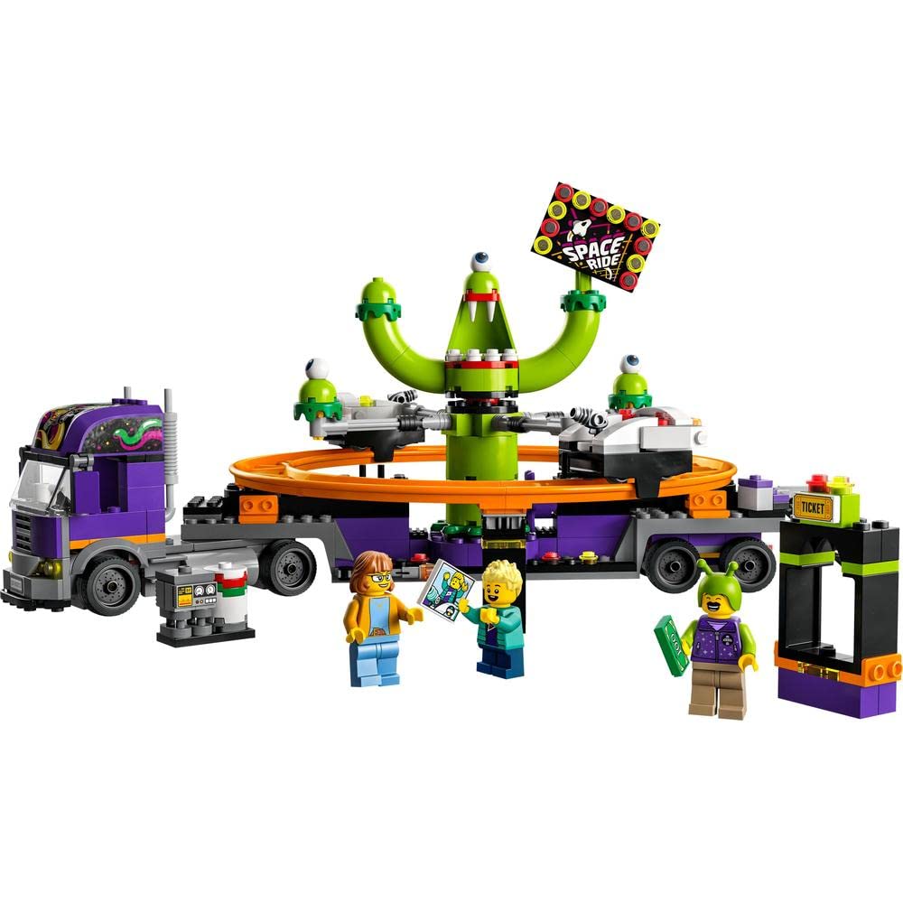 LEGO City 60313 Truck with Space Carousel Brick Island