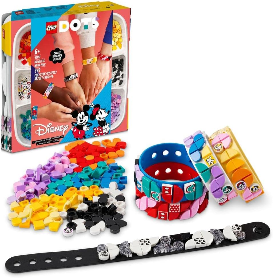 Lego Dots 41947 Mickey & Friends Bracelet, Multipack, Toy Amazon