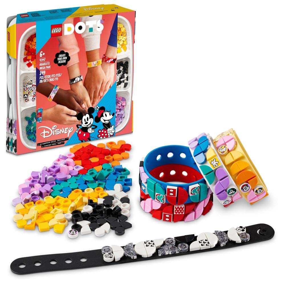 Lego Dots 41947 Mickey & Friends Bracelet, Multipack, Toy Amazon