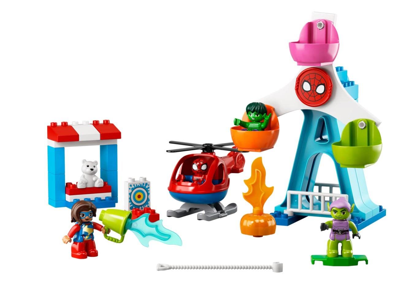 LEGO DUPLO Marvel Spider-Man & Friends: Funfair Adventure 10963 Building Amazon
