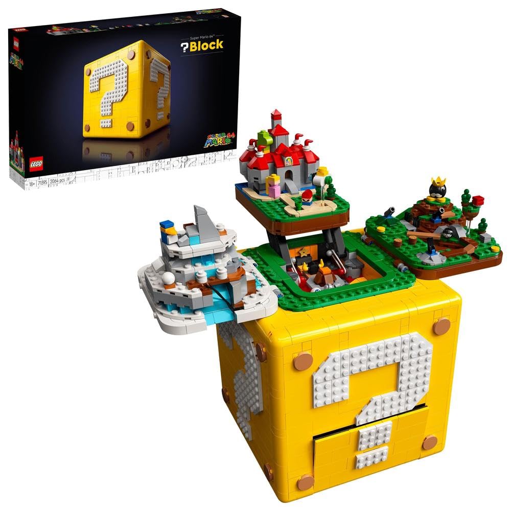 LEGO Super Mario Fragezeichen-Block aus Super Mario 64 71395 Brick Island