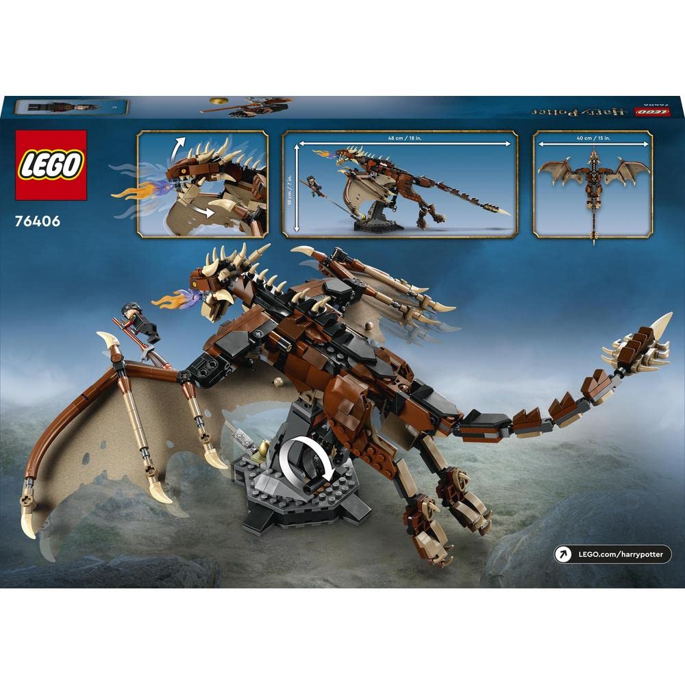 Lego Harry Potter 76406 Hungarian Horntail Species, Toy Blocks