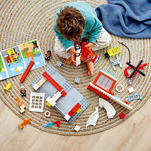LEGO DUPLO Fire Station & Helicopter Playset 10970 Amazon