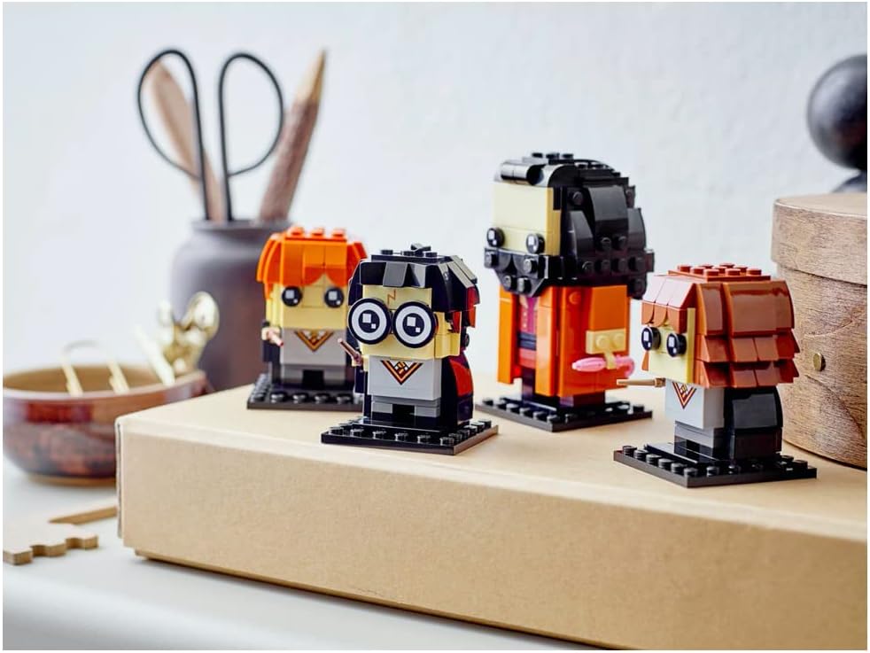 LEGO Harry Potter BrickHeadz Harry, Hermione, Ron & Hagrid™ 40495 Building Kit Amazon