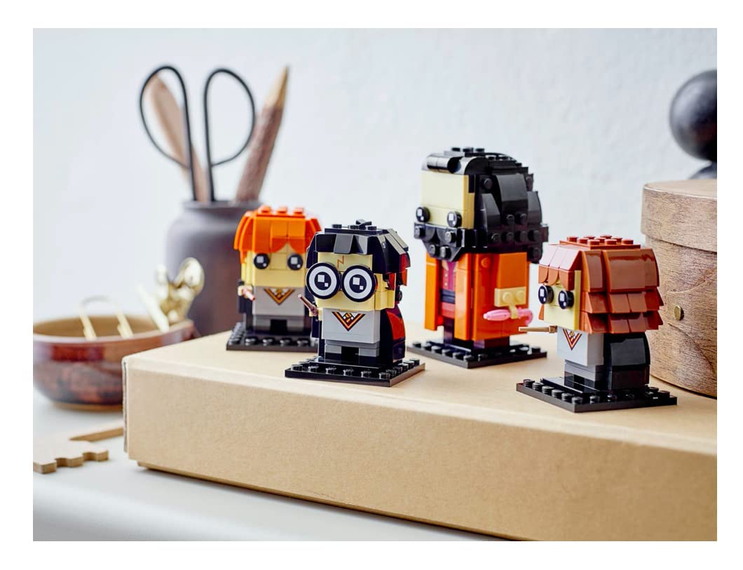 LEGO Harry Potter BrickHeadz Harry, Hermione, Ron & Hagrid™ 40495 Building Kit Amazon