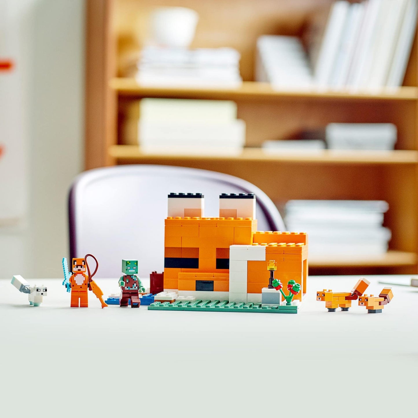 LEGO Minecraft The Fox Lodge 21178 Building Kit and Toy House Amazon