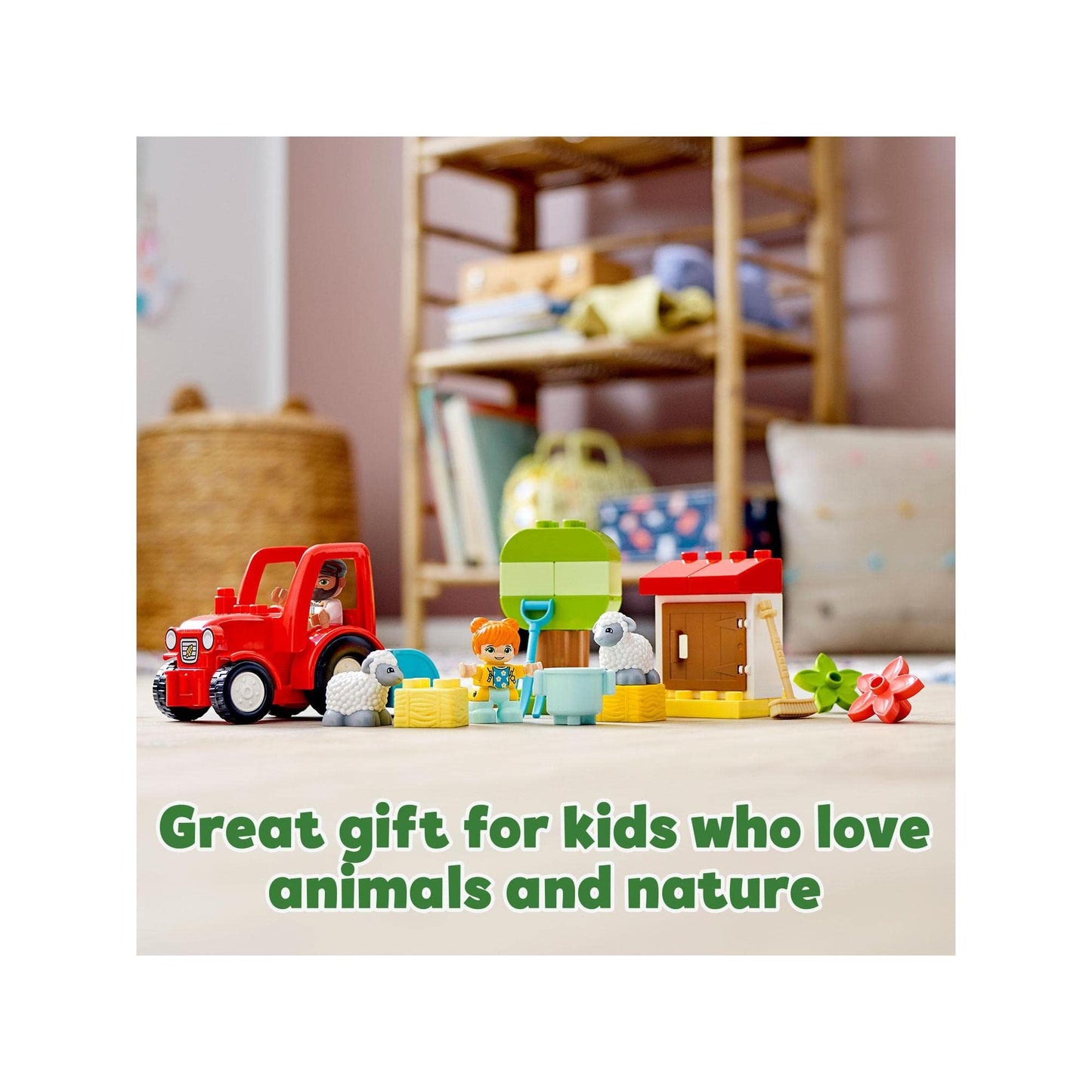 LEGO DUPLO Farm Tractor & Animal Care 10950 Playset Amazon