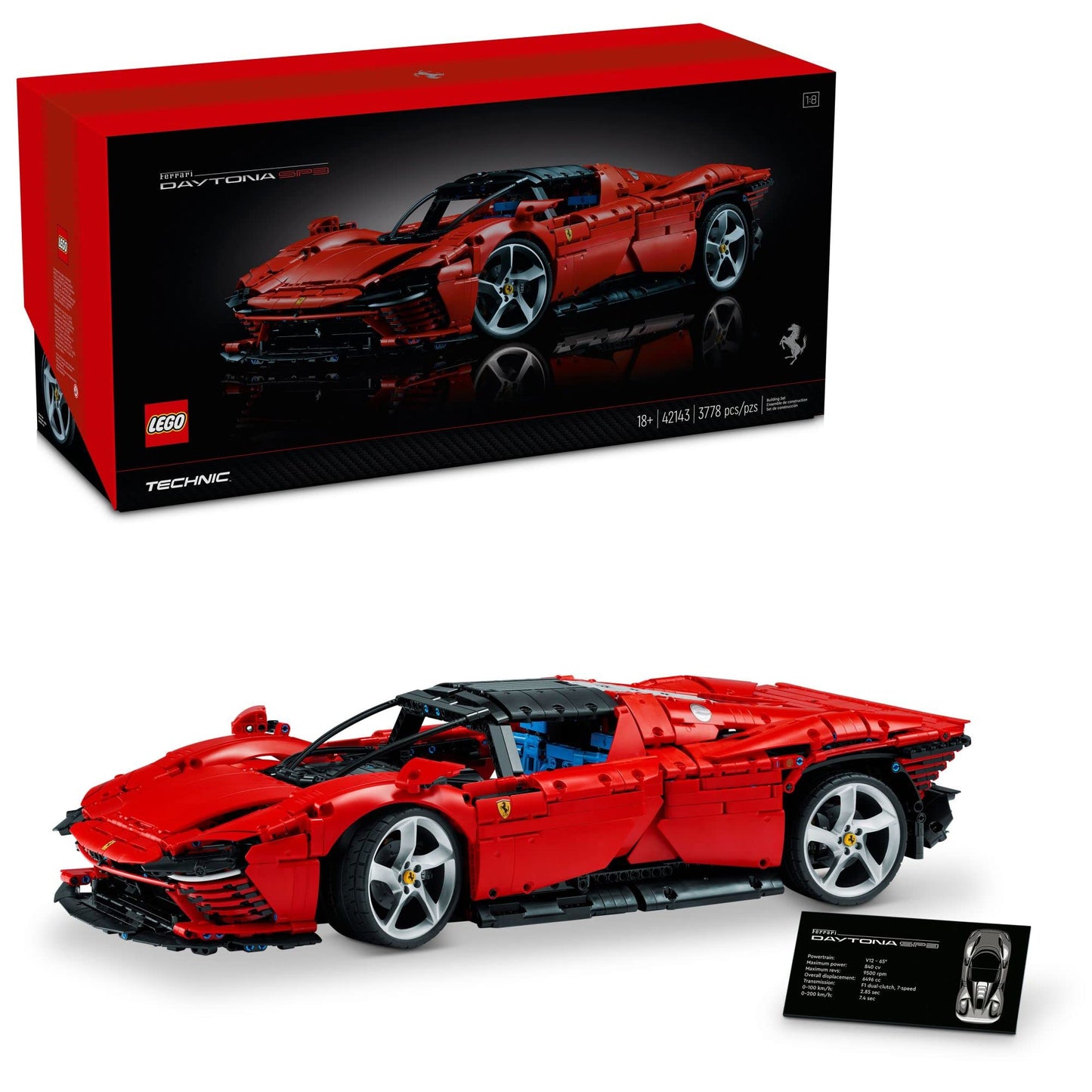 LEGO Technic Ferrari Daytona SP3 42143 Brick Island