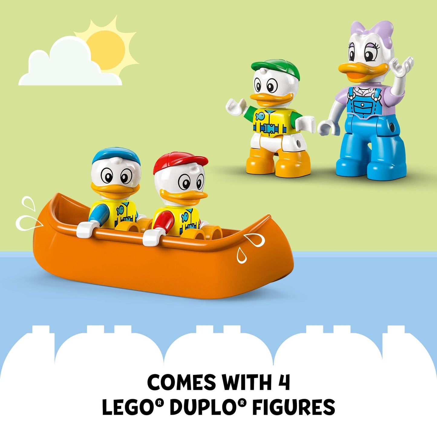 LEGO® DUPLO® Disney Mickey and Friends Camping Adventure 10997 Building Toy Amazon